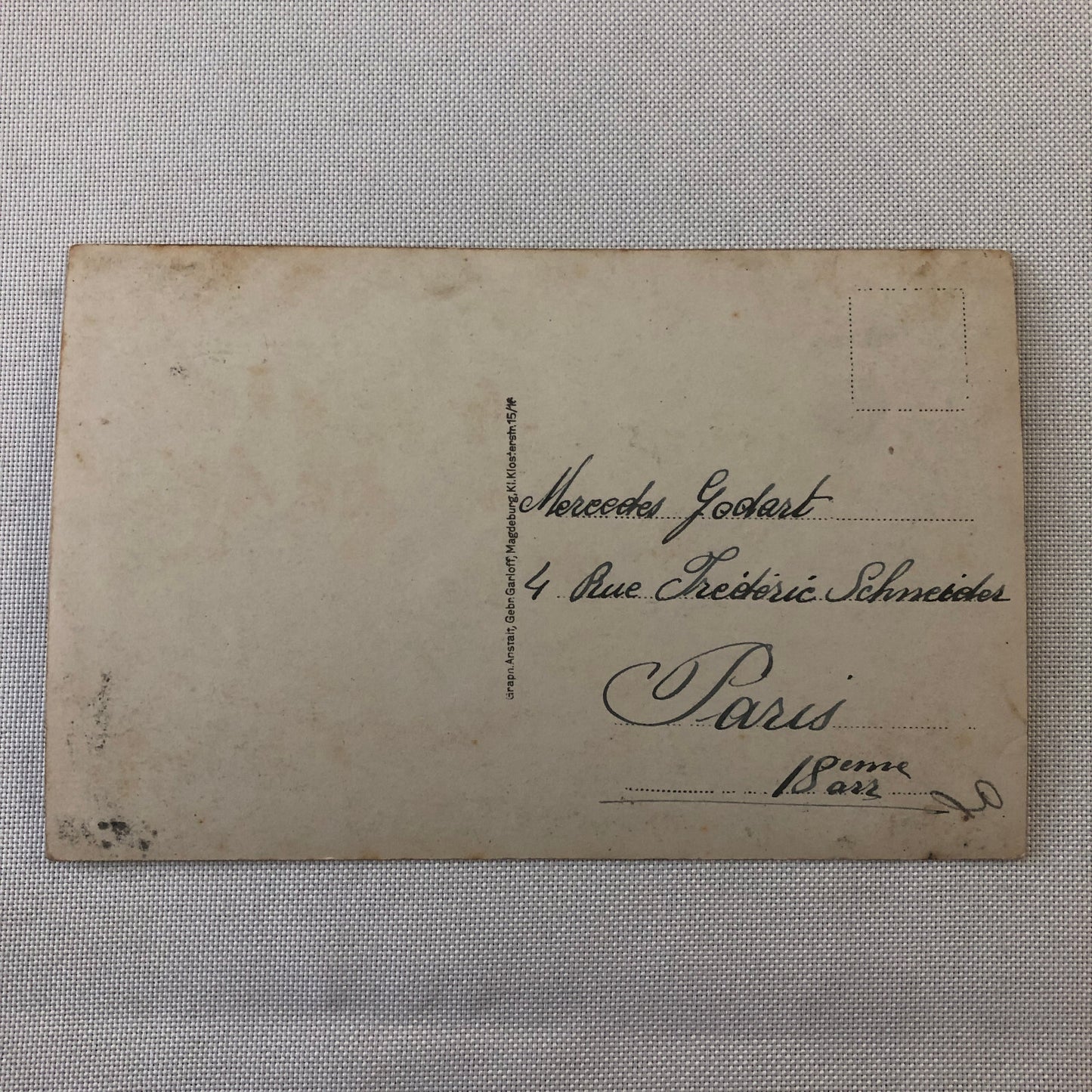 Circus Performer Acrobats Trapeze RPPC Real Photo Postcard Mercedes Godart