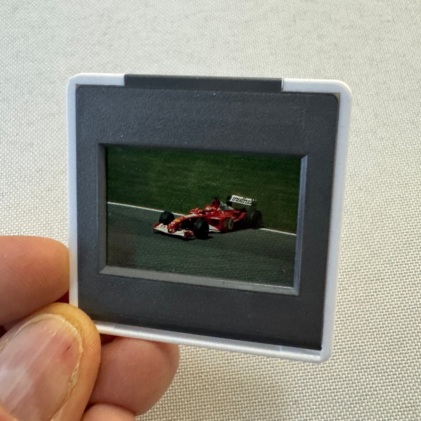 Michael Schumacher Ferrari F1 Formula One Racing Car 35mm Slide Photo Image