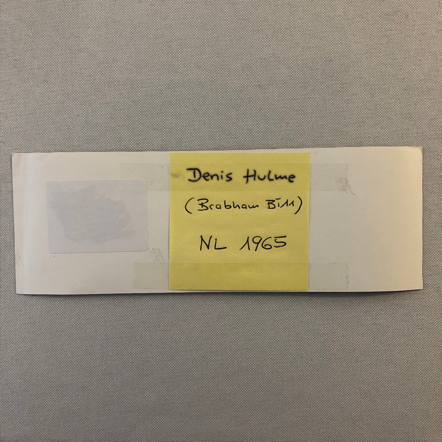 Racing Photo Photograph Denis Hulme Brabham Car 1965