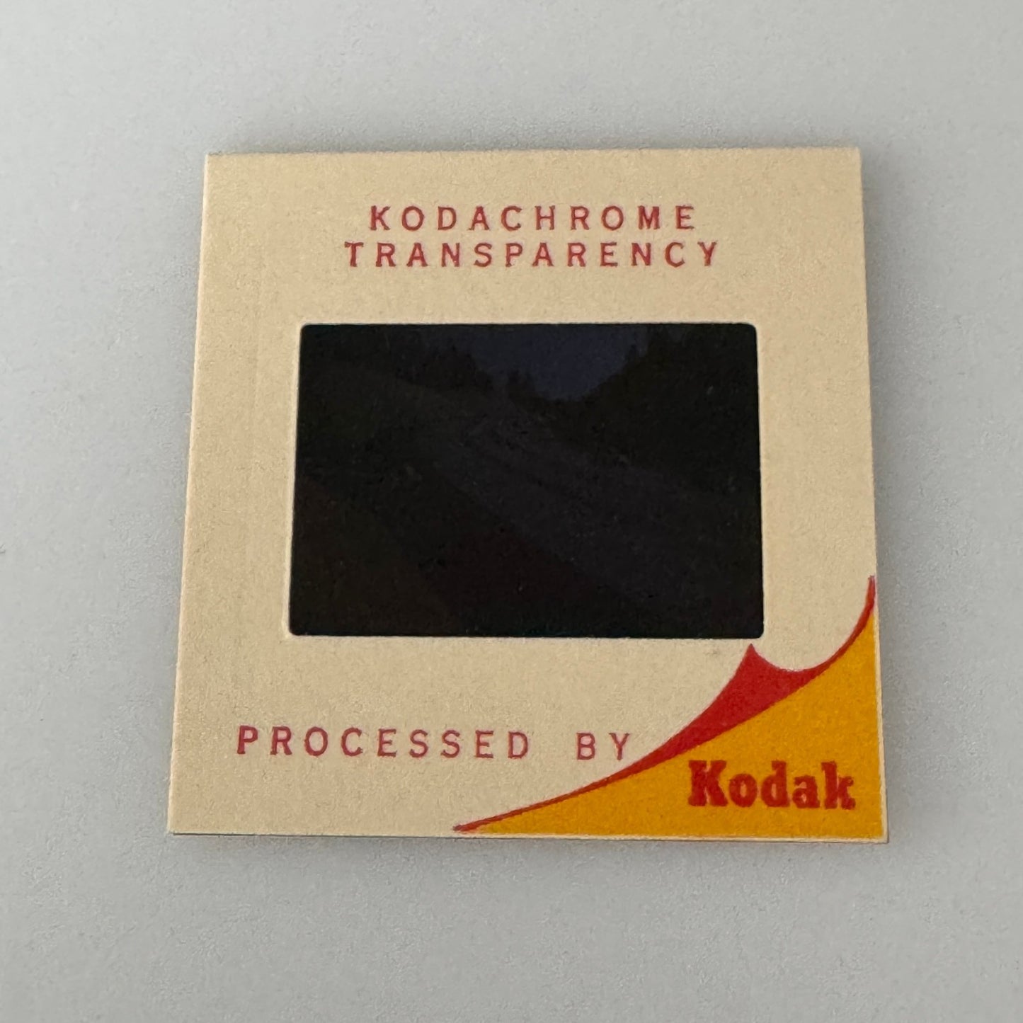 35mm Slide Vintage Image California Highway Road Kodachrome Slide