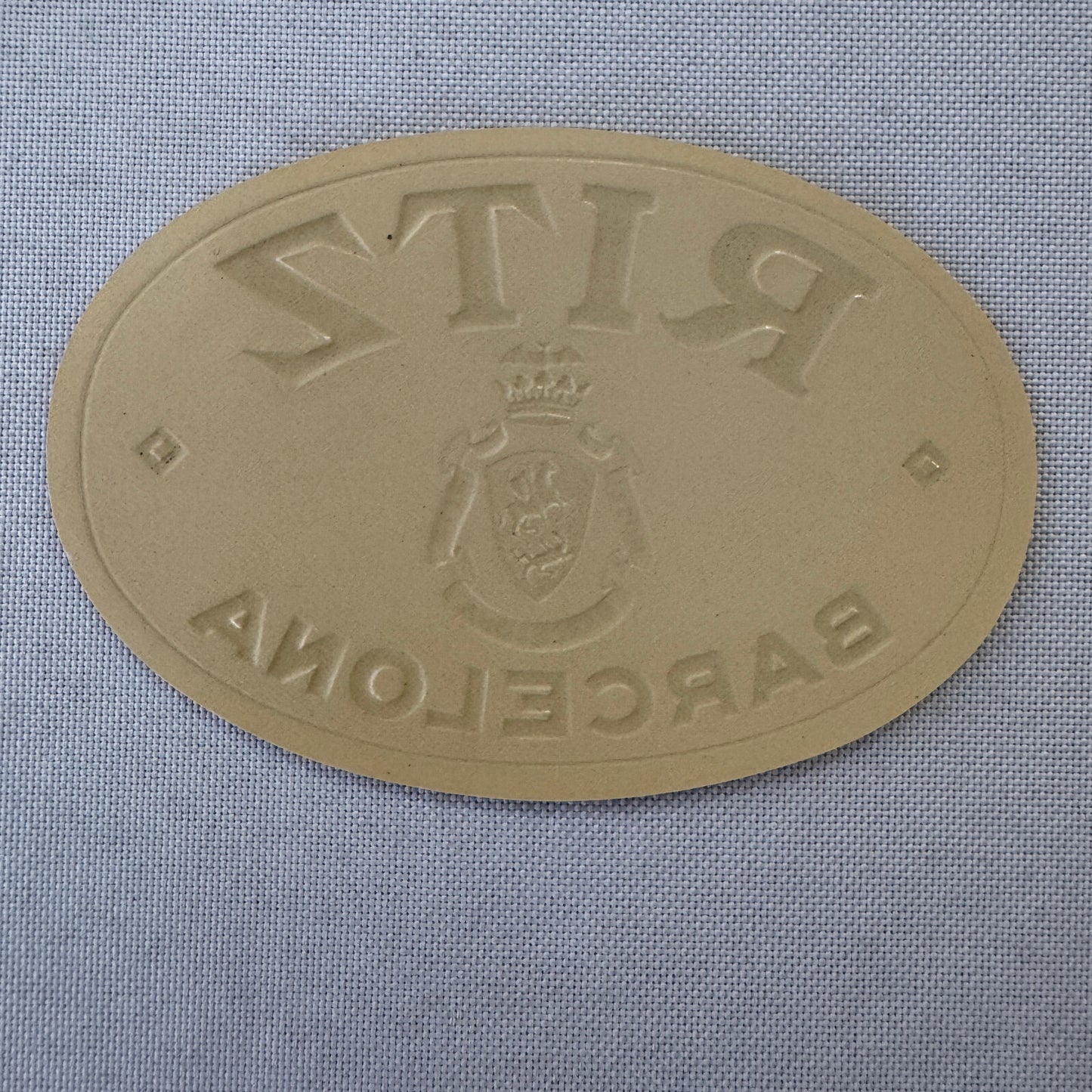 Vintage Hotel Travel Label Hotel Ritz Barcelona Spain Espana Spanish