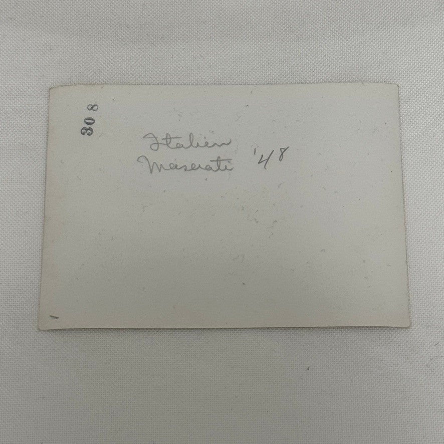 Vintage Maserati Racing Car Automobile Photo Photograph Motorsport Print 1948