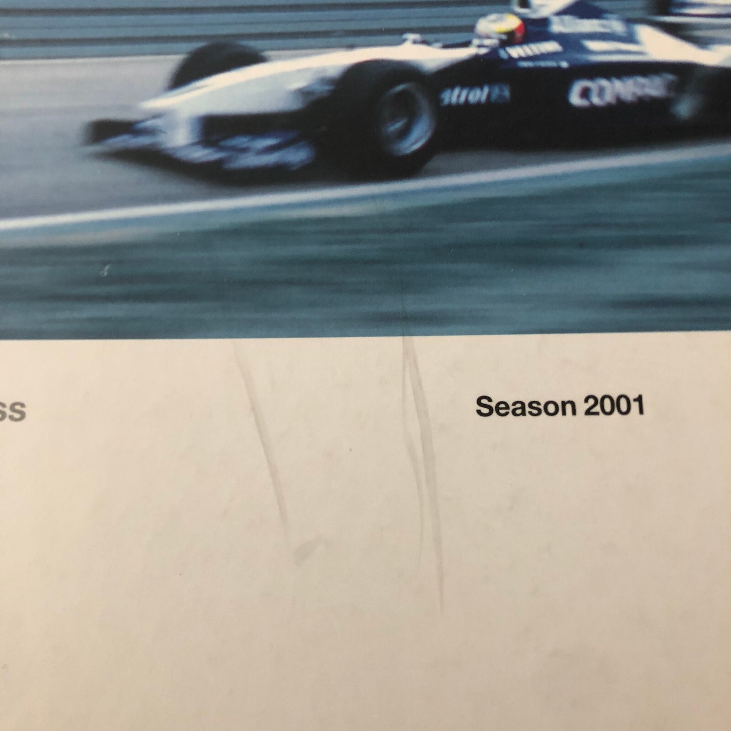 2001 BMW Williams F1 Press Kit Ralf Schumacher Juan Pablo Montoya Brochure