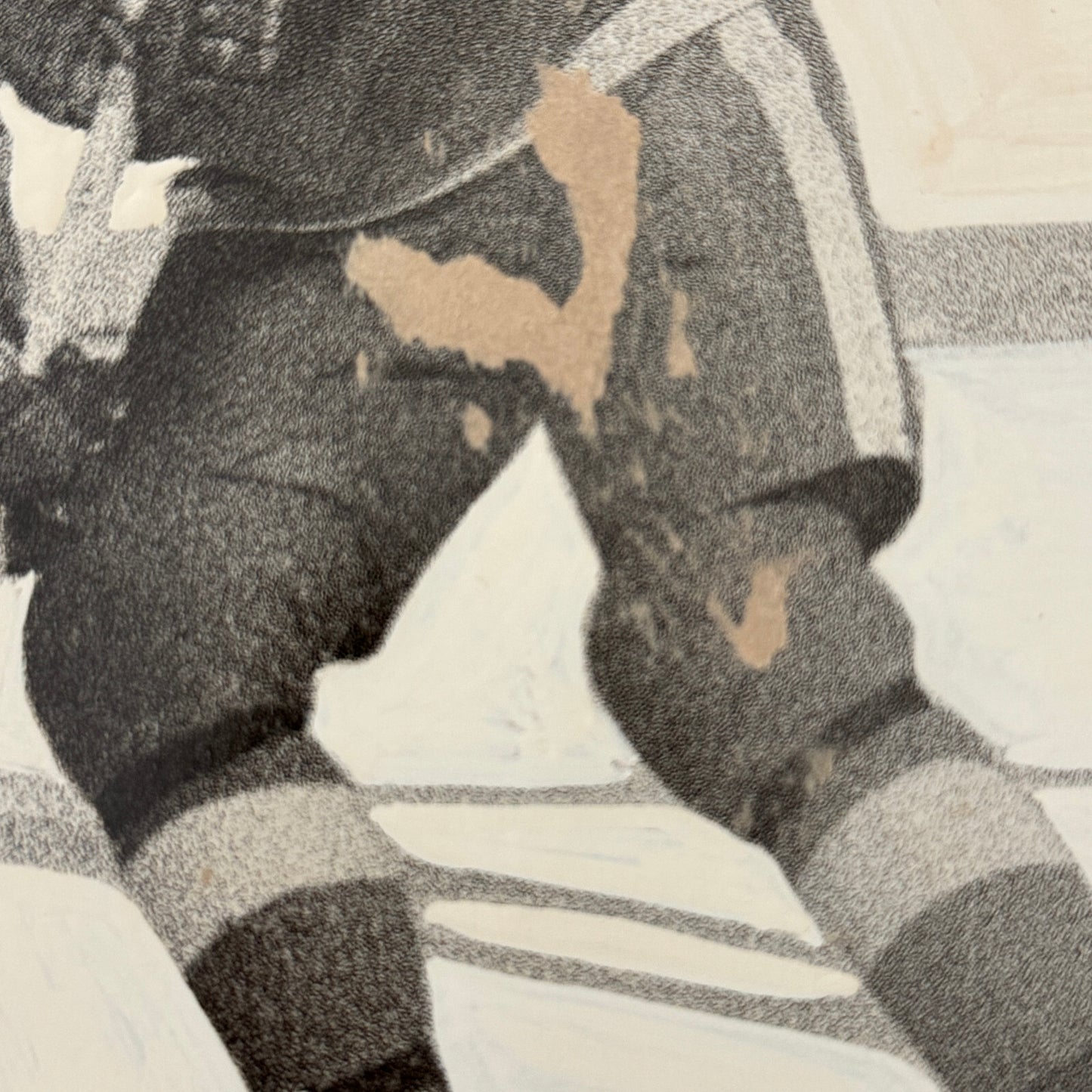 Detroit Red Wings Hockey Player Photo Photograph Vintage Mockup Bruce MacGregor