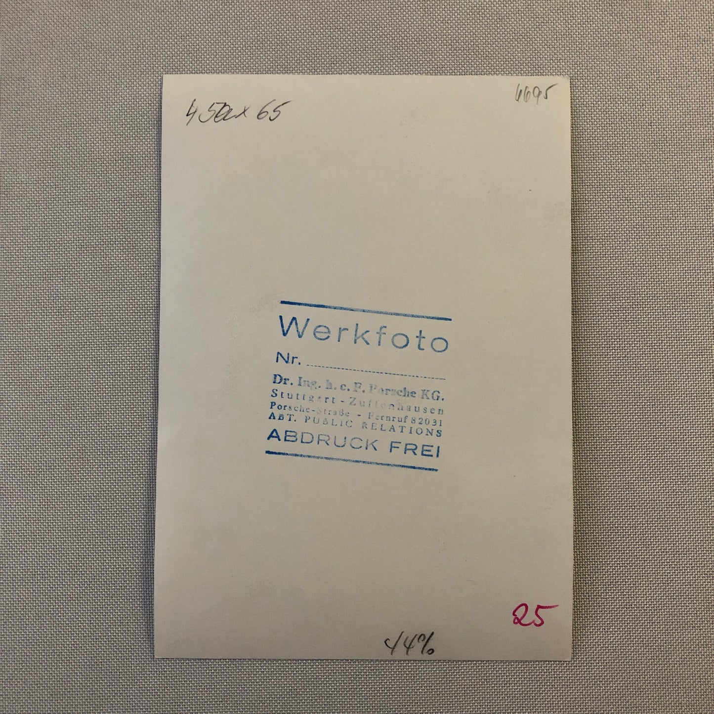 Vintage Racing Photo Photograph Rolf Stommelen Porsche Factory Werkfoto