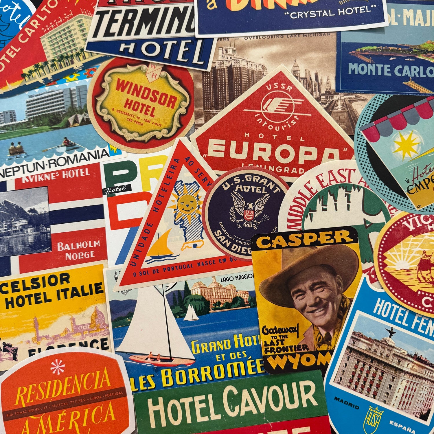 Vintage Luggage Labels
