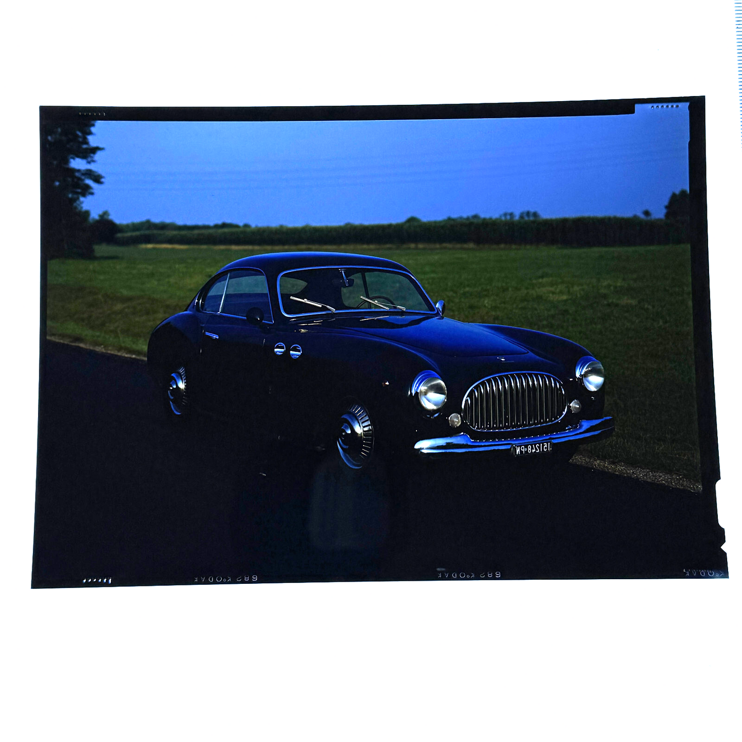 Cisitalia Coupe Car Automobile Transparency Photo Lot 2x