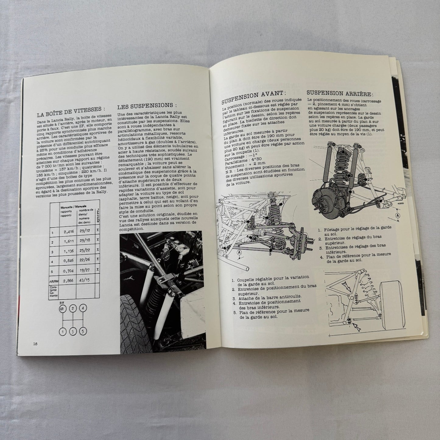 Lancia Rally 037 Rallye Racing Book Dossier Auto Motorsport FRENCH Text