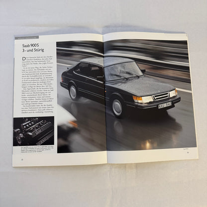 1992 Saab 900 Car Sales Brochure Catalog Saab 900 Cabriolet Turbo 16S GERMAN
