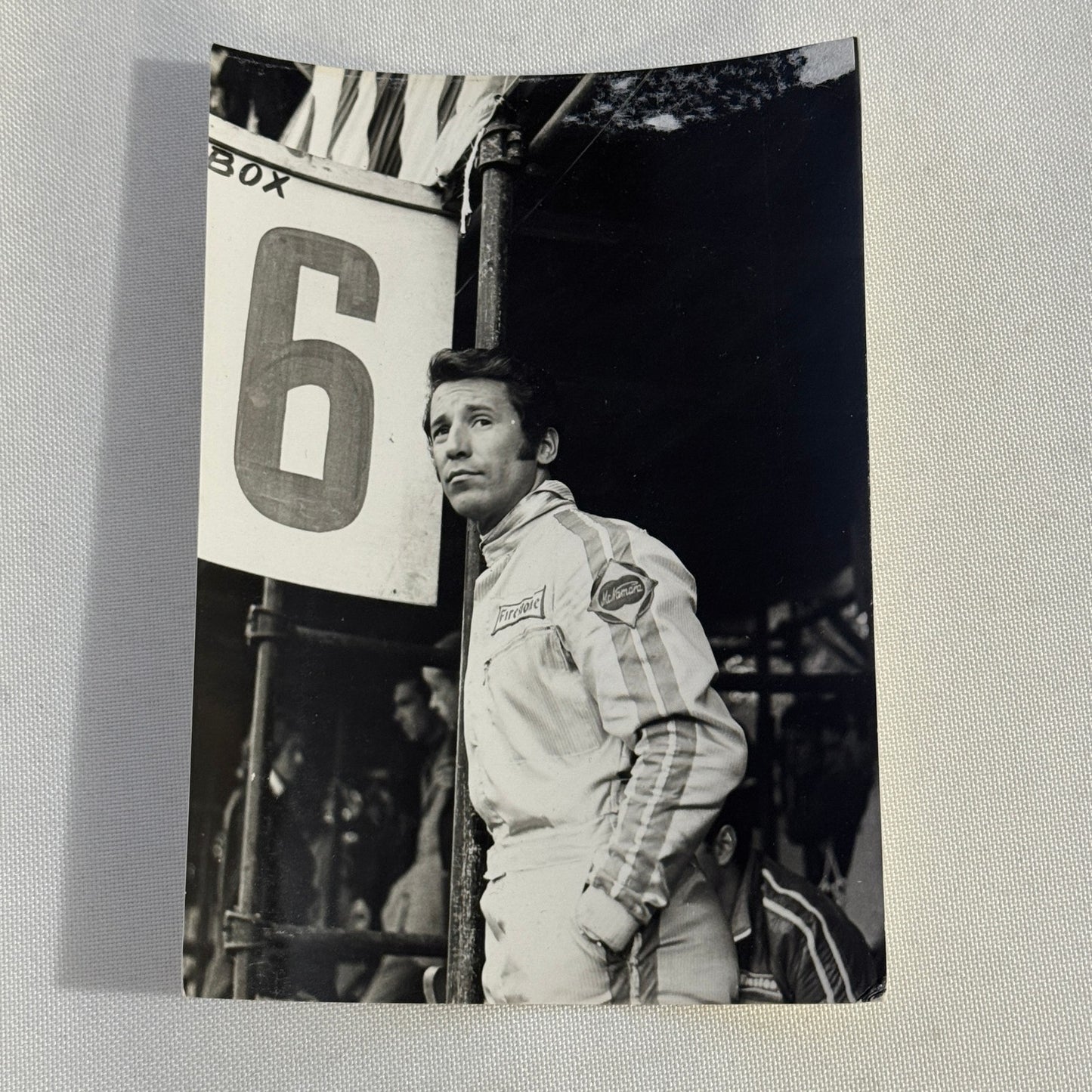 Vintage Mario Andretti Racing Driver Photo Photograph Print Motorsport