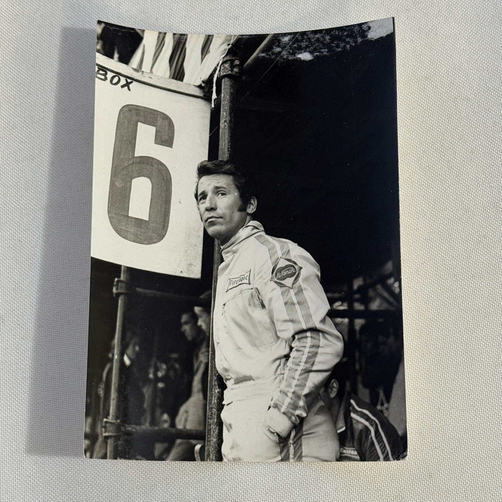 Vintage Mario Andretti Racing Driver Photo Photograph Print Motorsport