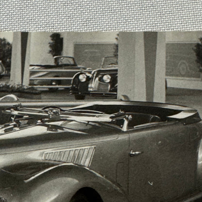 Vintage Coachbuilder Car Convertible Photo Photograph Lancia Aprilia Italian