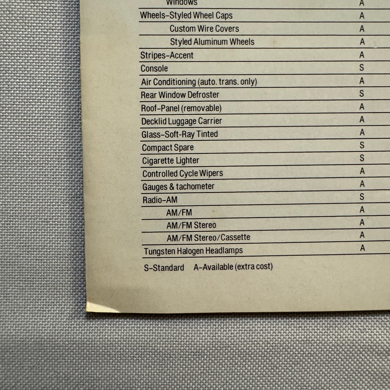 1982 Buick Skyhawk Car Sales Brochure Catalog Coupe Sedan Limited