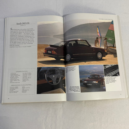 Vintage Saab 900 Car Sales Brochure Catalog 900 Cabriolet 900 Turbo 900i SWEDISH