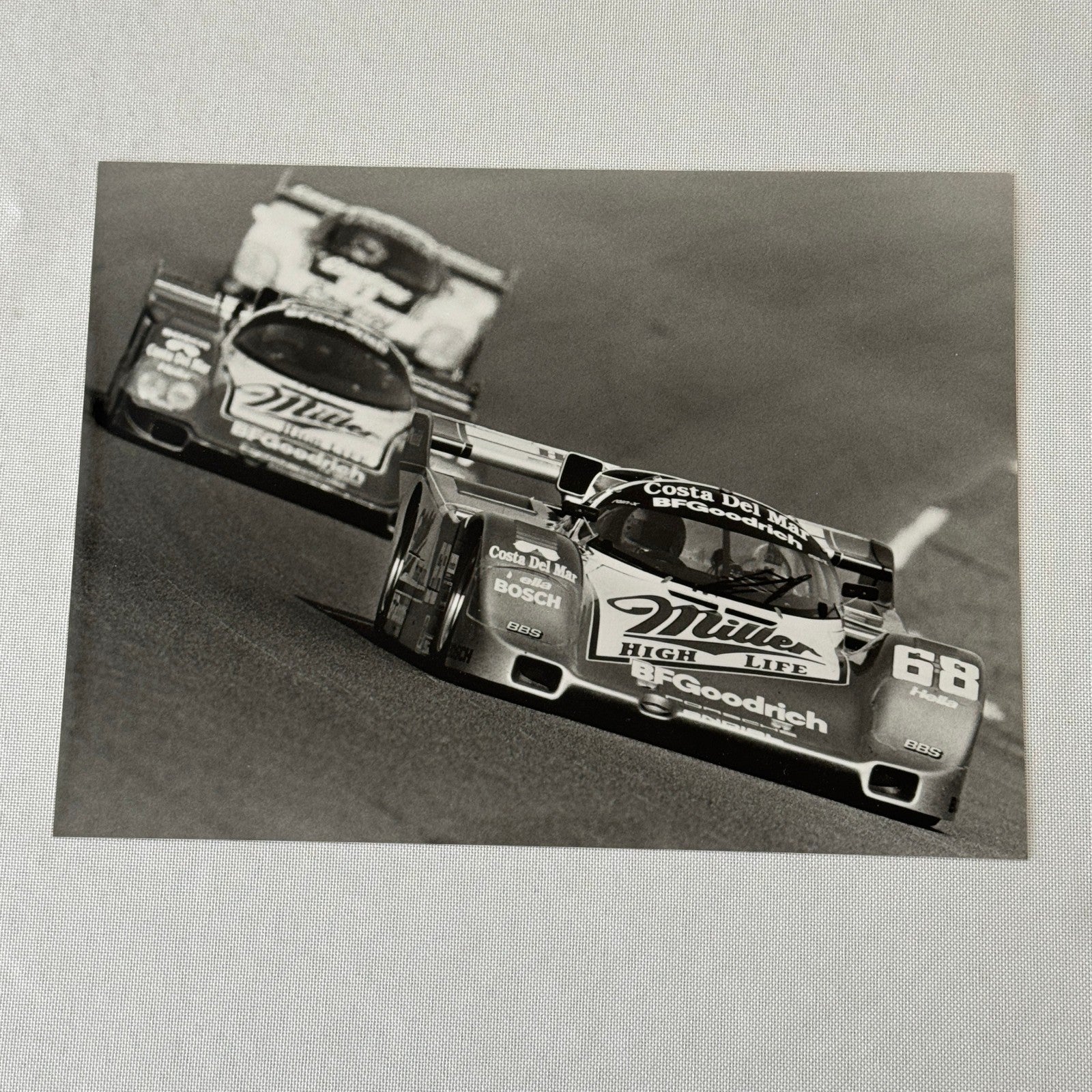 Vintage Porsche 962 Race Car Factory Press Photo Photograph Miller Racing 1989