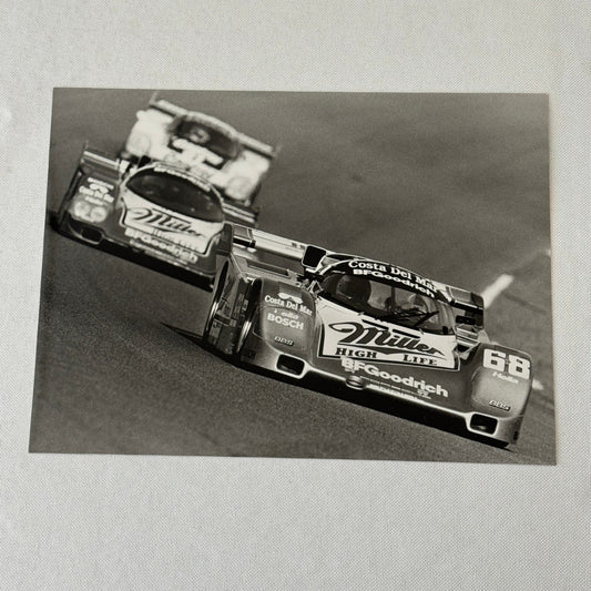 Vintage Porsche 962 Race Car Factory Press Photo Photograph Miller Racing 1989