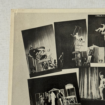 Vintage Circus Acrobat Balancing Act Postcard Post Card Lilian Ariston Company