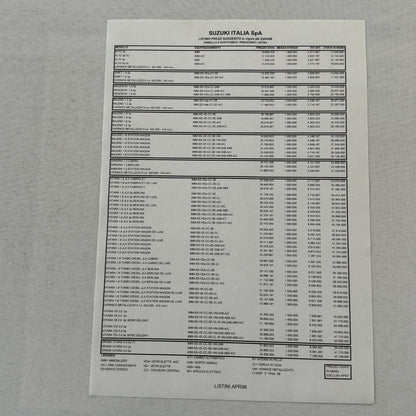 1995 Suzuki Vitara Press Kit Brochure Photos German Text European Market