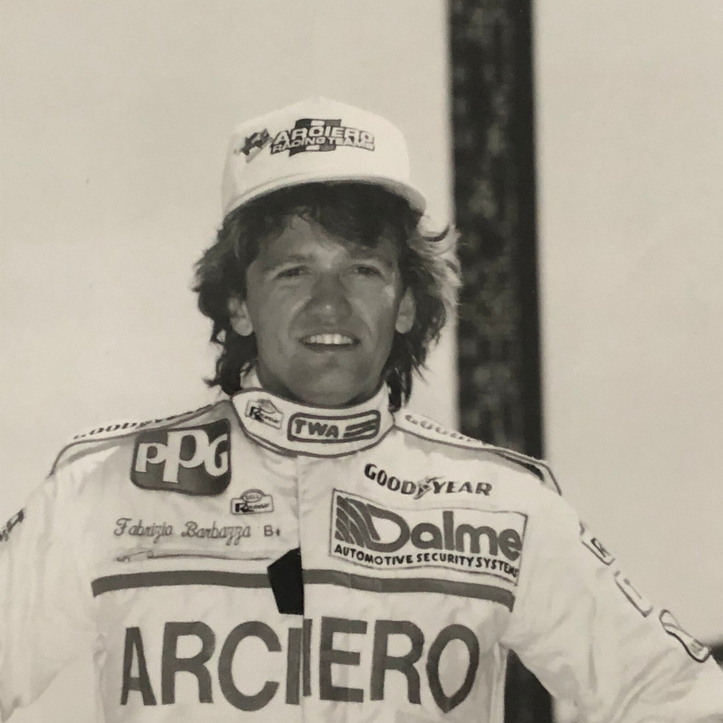 Vintage Indy Indianapolis Racing Photo Photograph Fabrizio Barbazza 1987