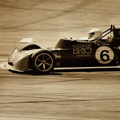 Vintage Racing Photo Photograph Motorsport Print Canadian Driver