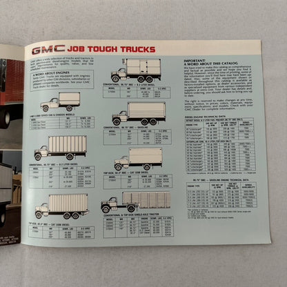 GMC Highway Truck Sales Brochure Catalog C-3500 C-5000 C-6000 C-7000 Series