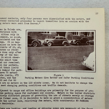 Institute of Traffic Engineers 1937 Urban Planning Book Document Road Building