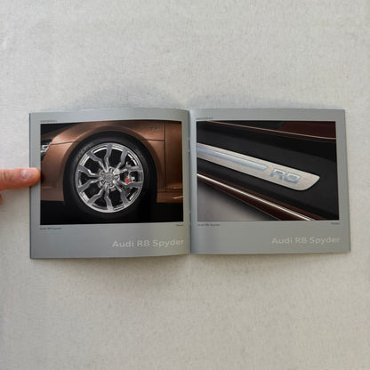 2009 Audi Factory Press Kit Photo CD Brochure Audi R8 Spyder S5 Sportback