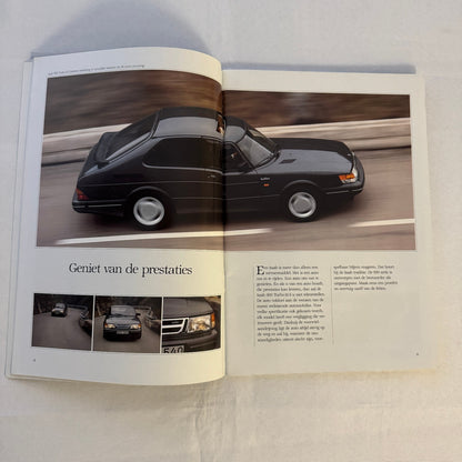 Vintage Saab 900 Car Sales Brochure Catalog 900 Cabriolet 900 Turbo 16S DUTCH