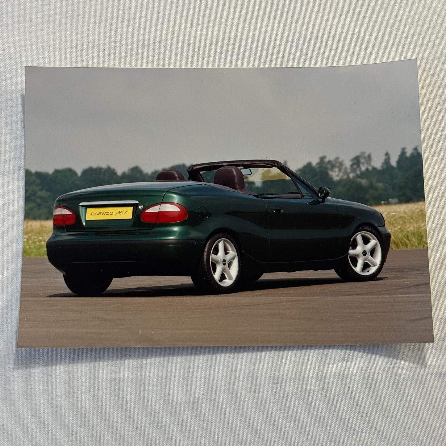 Daewoo Concept Car Photo Daewoo No 1 Roadster Convertible Photograph Lot 2x