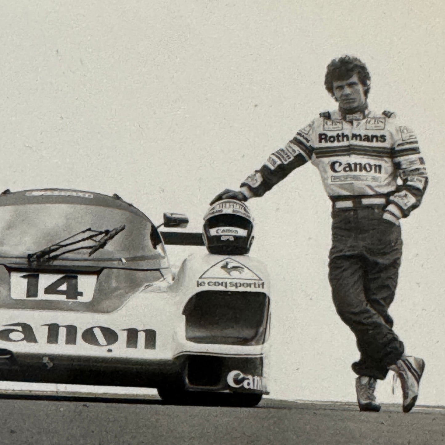 Canon Porsche Racing Team 1984 Factory Press Photo Jan Lammers Jonathan Palmer