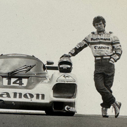 Canon Porsche Racing Team 1984 Factory Press Photo Jan Lammers Jonathan Palmer