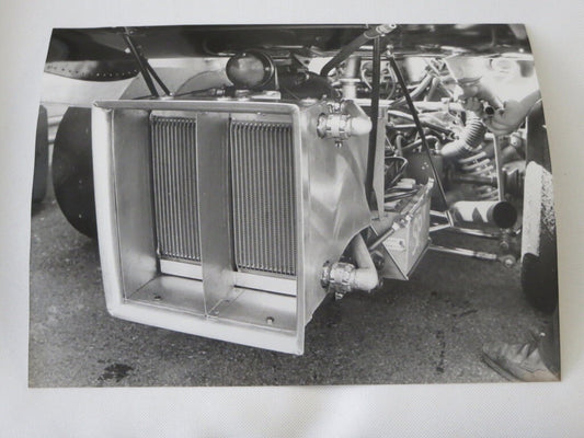 Vintage 1973 Swedish Grand Prix Racing Race Car Photograph Photo - Car Radiator 