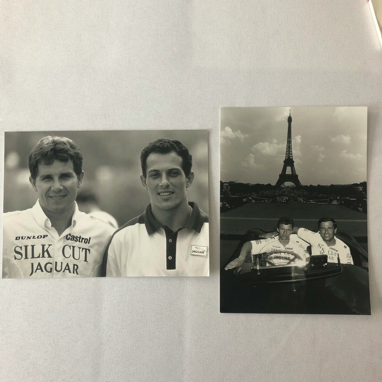 1989 Jaguar Silk Cut Racing Car Team Press Kit Photos + FRENCH LANGUAGE