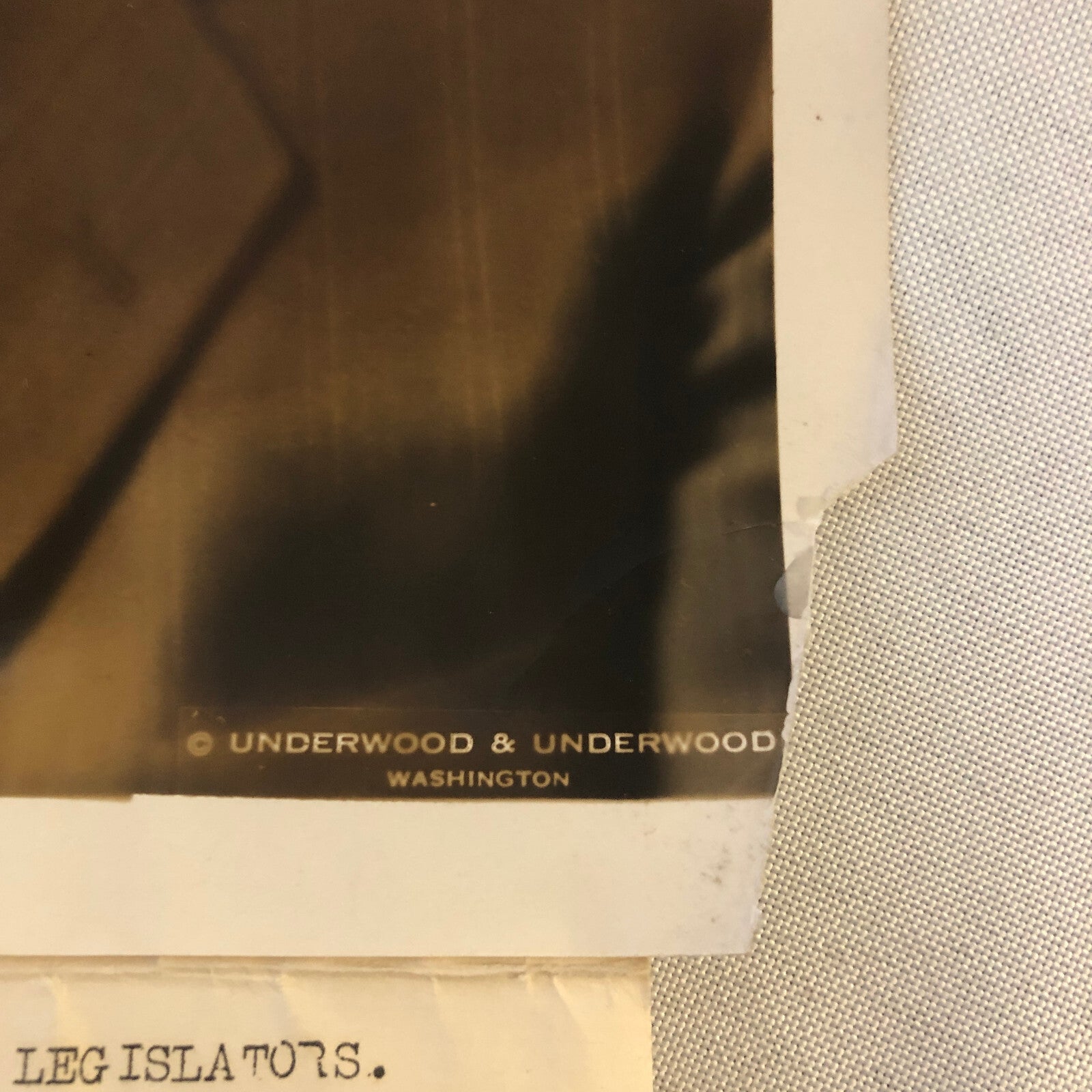 Press Photo Photograph Senator Elbert D Thomas Utah 1933 Underwood & Underwood