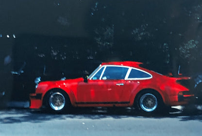 Porsche 911 Car 35mm Photo Slide Vintage 1981