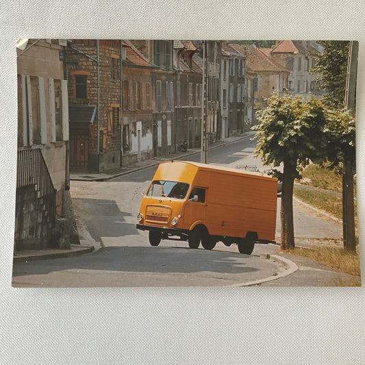 Vintage 1971 Unic OM Van Photo Photograph Image Delivery Truck 