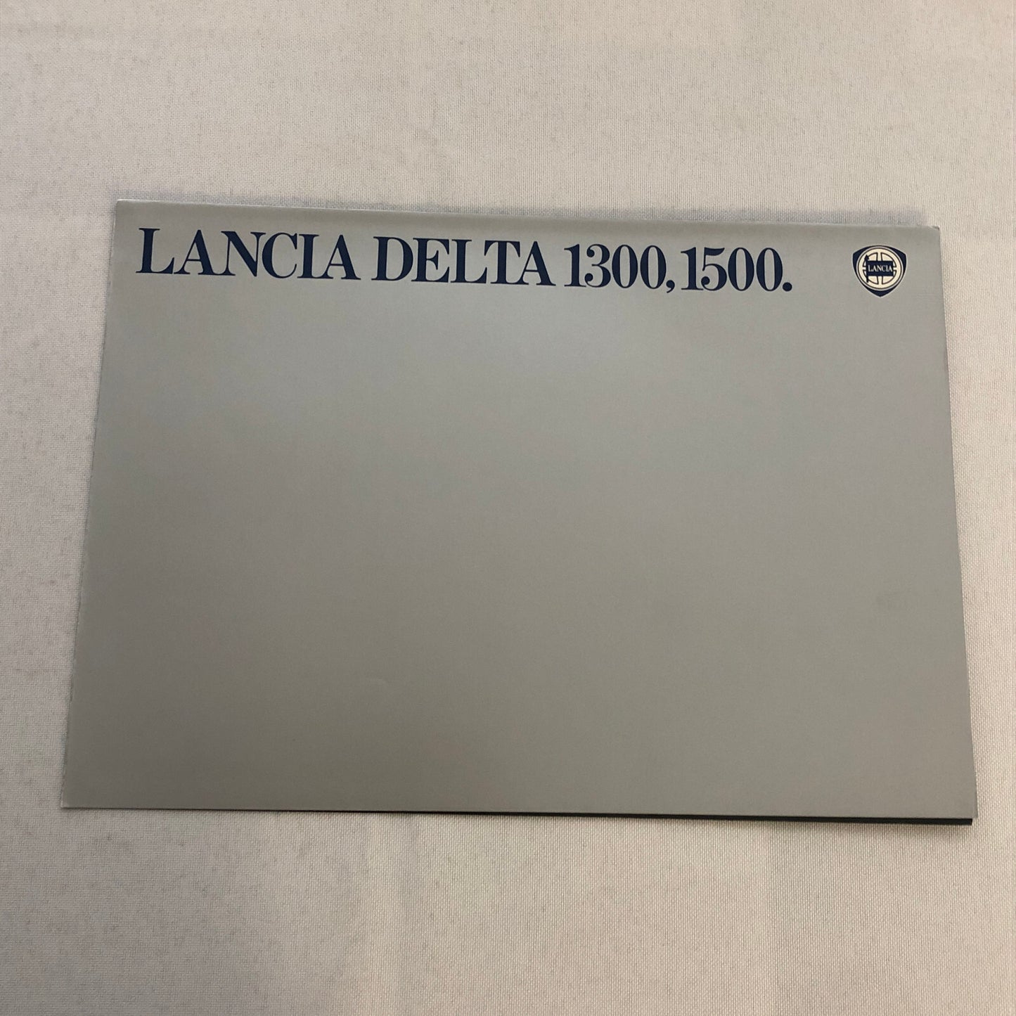 Lancia 1300 and 1500 Car Sales Brochure Catalog German Text