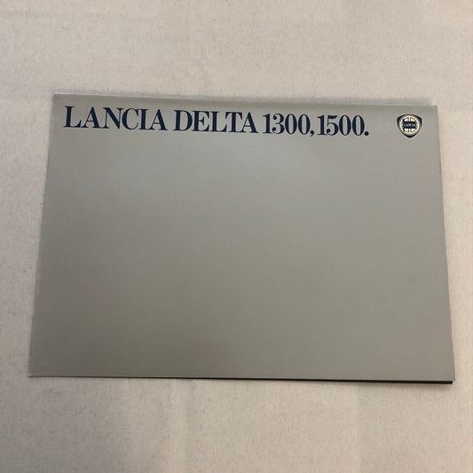 Lancia 1300 and 1500 Car Sales Brochure Catalog German Text
