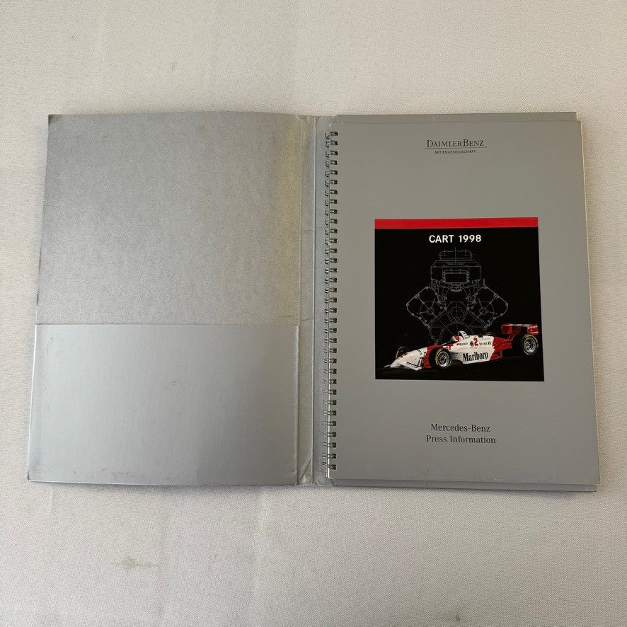 1998 Mercedes Benz Marlboro CART Racing Press Kit Al Unser Jr GERMAN