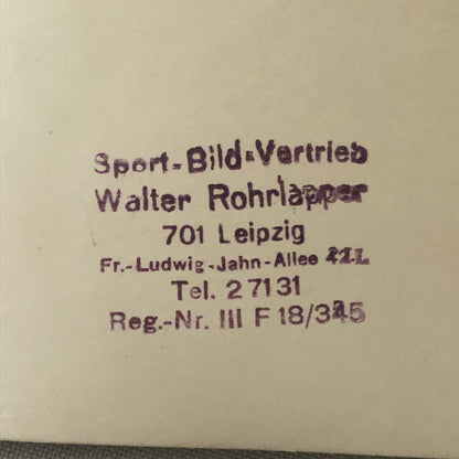 Vintage Motorcycle Racing Photo photograph Germany Race Winner