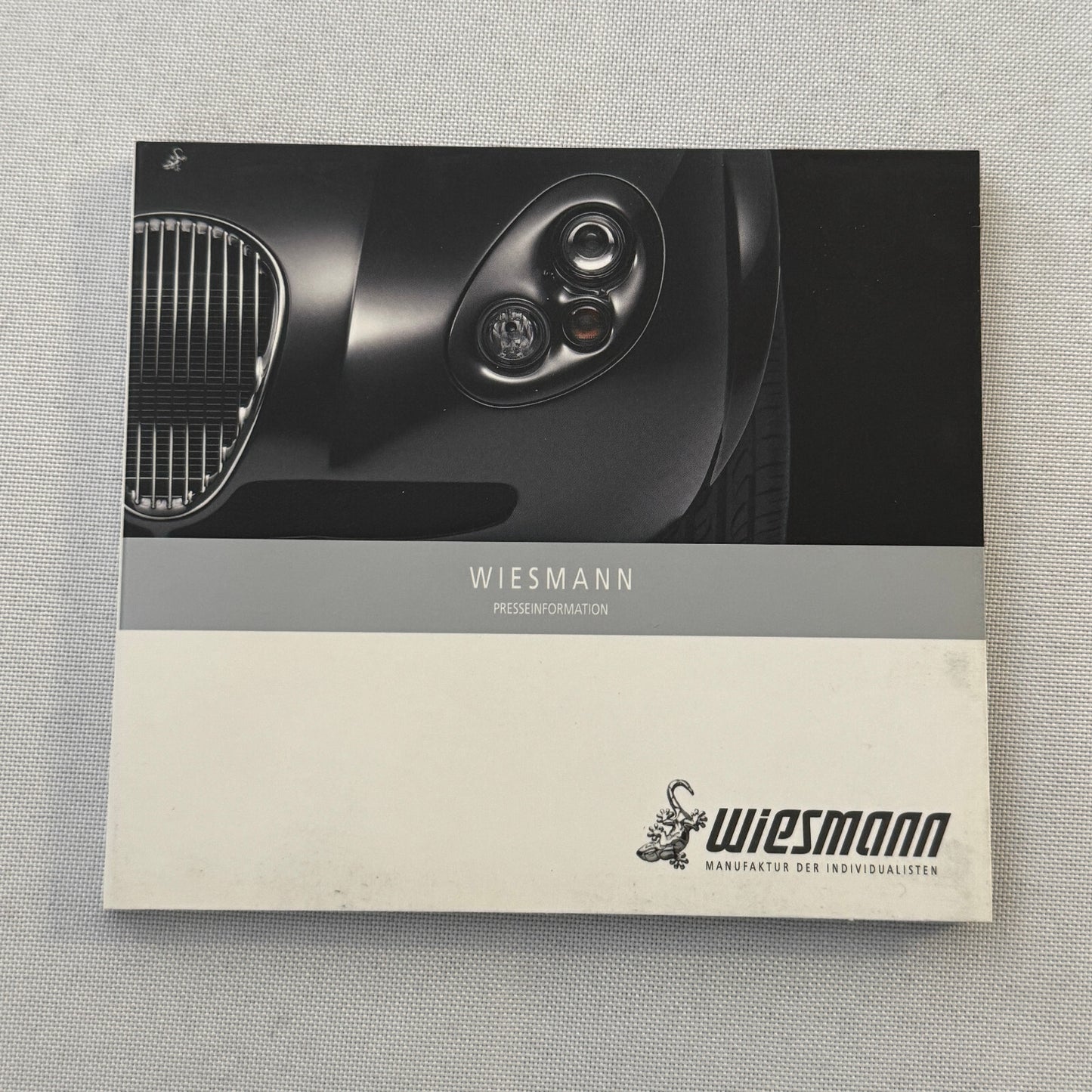 Wiesmann Sports Car Press Kit Photo CD Lot 2x