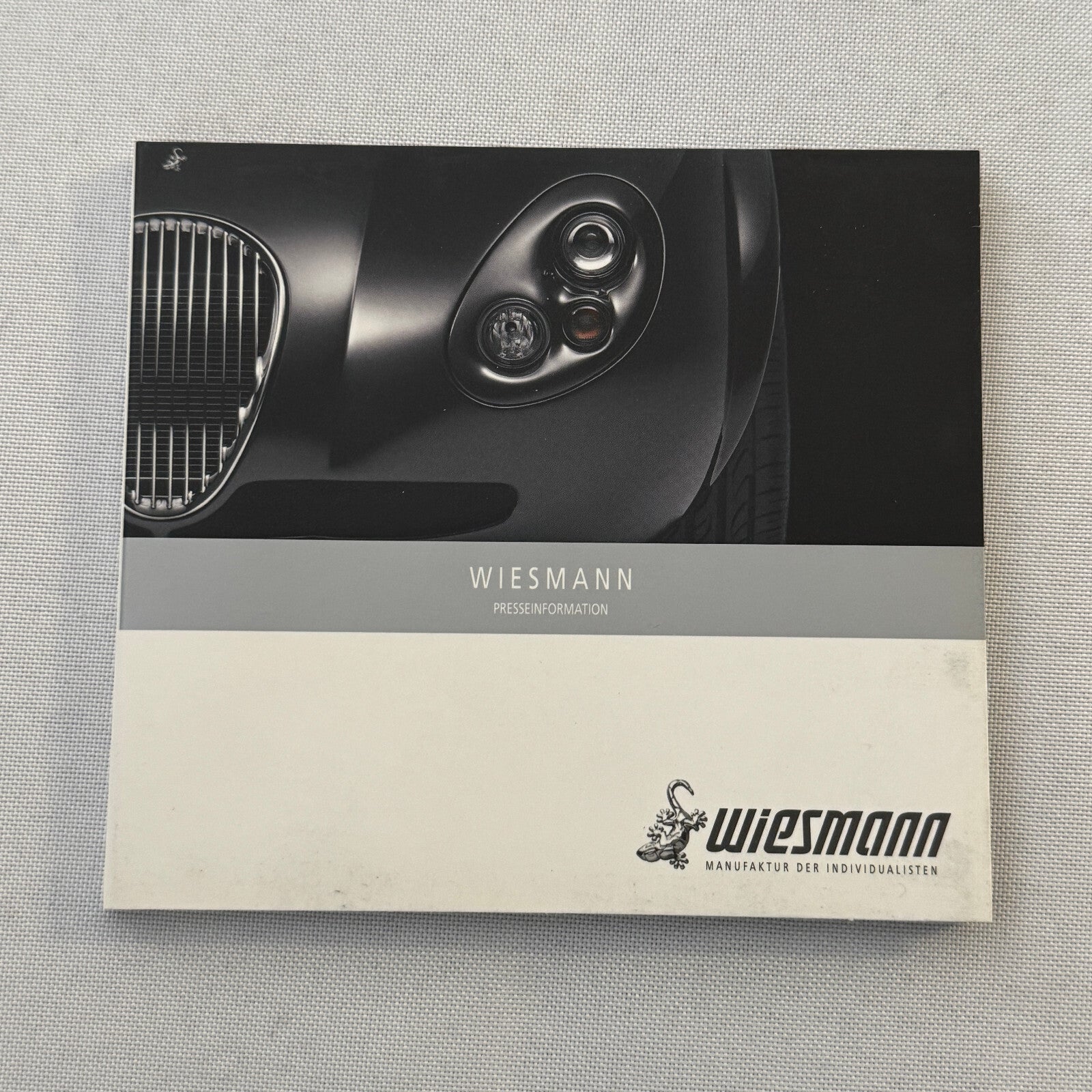 Wiesmann Sports Car Press Kit Photo CD Lot 2x