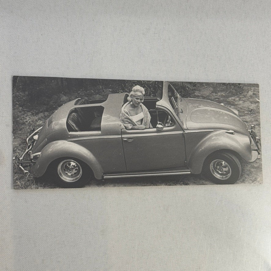 Vintage Custom Volkswagen Beetle Convertible Car Photo Photograph