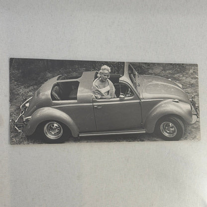 Vintage Custom Volkswagen Beetle Convertible Car Photo Photograph