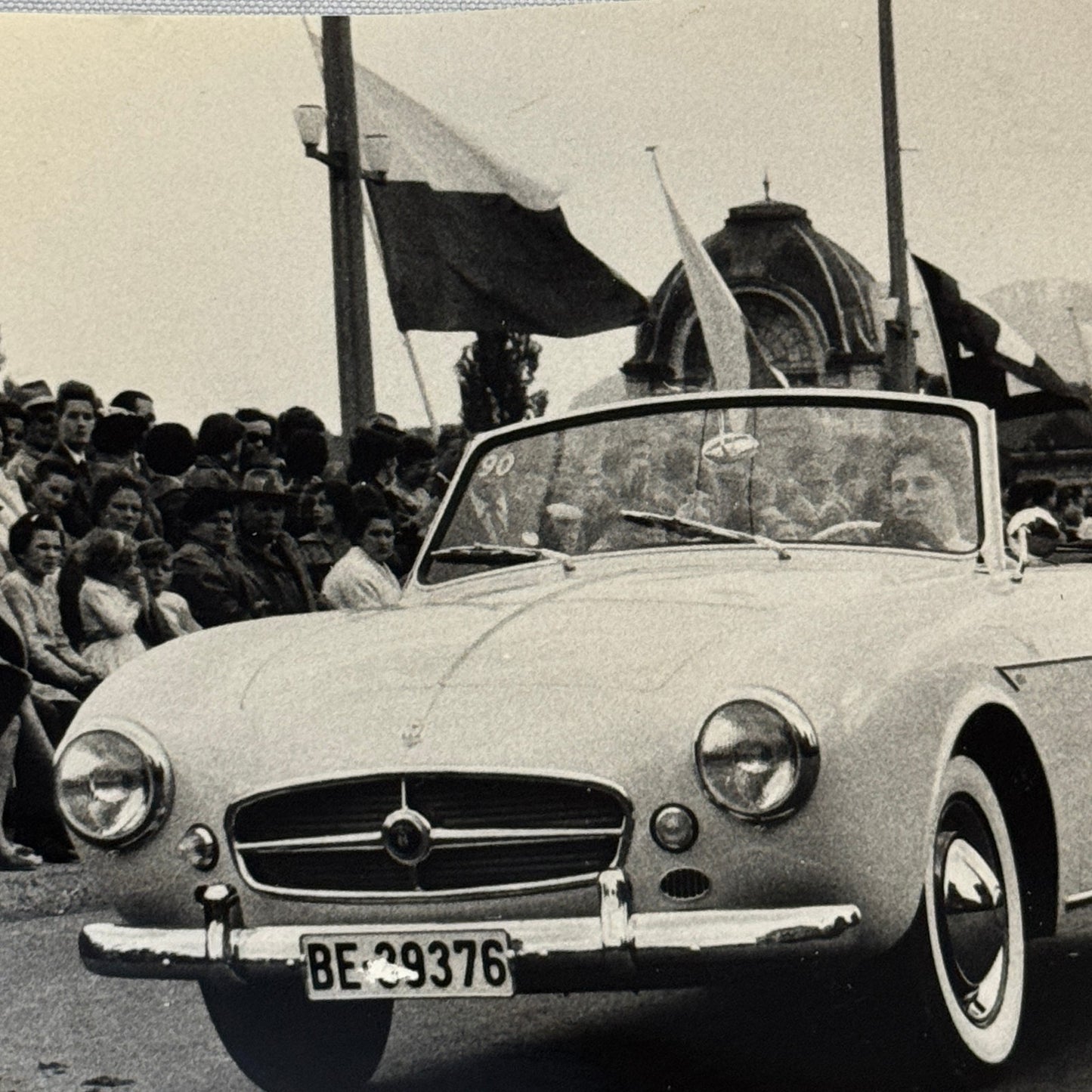 Vintage Coachbuilder Car Automobile Convertible Photo Photograph Unidentified
