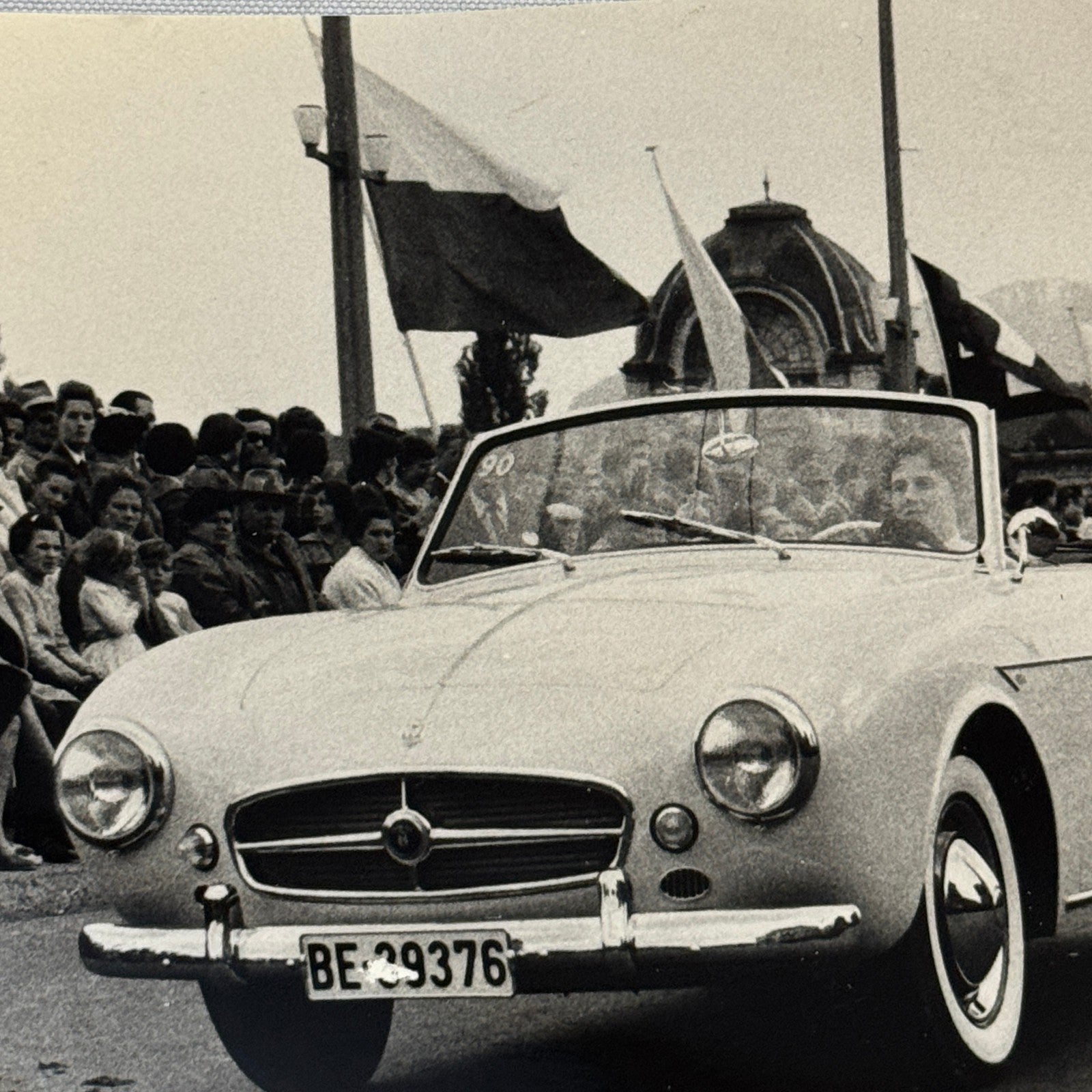 Vintage Coachbuilder Car Automobile Convertible Photo Photograph Unidentified