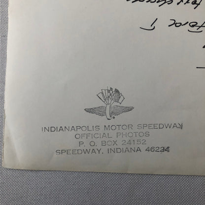 Vintage Indy Indianapolis Racing Photo Photograph 1971 Sammy Sessions