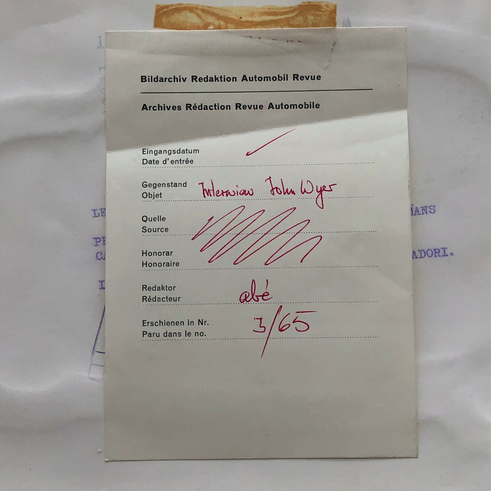 Vintage 1964 Ford GT40 LeMans Racing Press Photo Photograph Publifoto