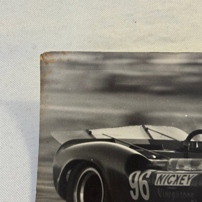 Vintage CanAm Racing Photo Lola T70 Mk IIIB Car Motorsport Can Am Race