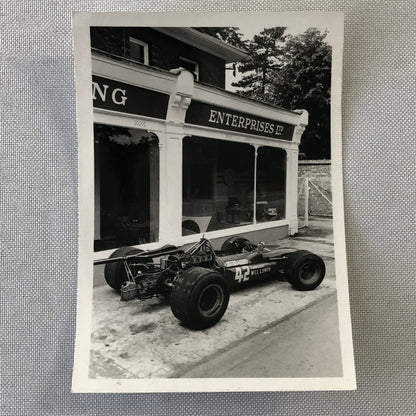 Vintage Racing Car Photo Photograph - Motor Racing Enterprises Team Building Car